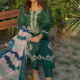 Zarmine | Forest Green 3-Piece