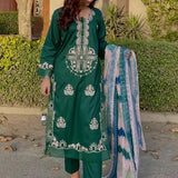 Zarmine | Forest Green 3-Piece